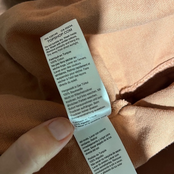 TopShop cropped Jean Jacket size small - Picture 5 of 7